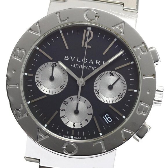 BVLGARI BVLGARIBVLGARI BB38SSCH Date Chronograph Automatic Men's Watch - Picture 8 of 11